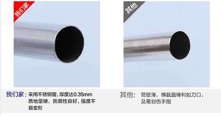 不锈钢双杆晾衣架 室内阳台升降晾晒架 折叠落地伸缩衣架 双杆简约版 不带轮子 无额外鞋架 落地式
