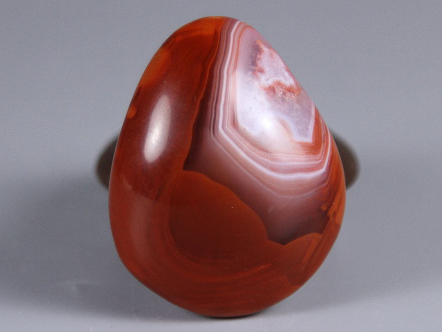 南红玛瑙观音挂件41.84g 【玩石物语】