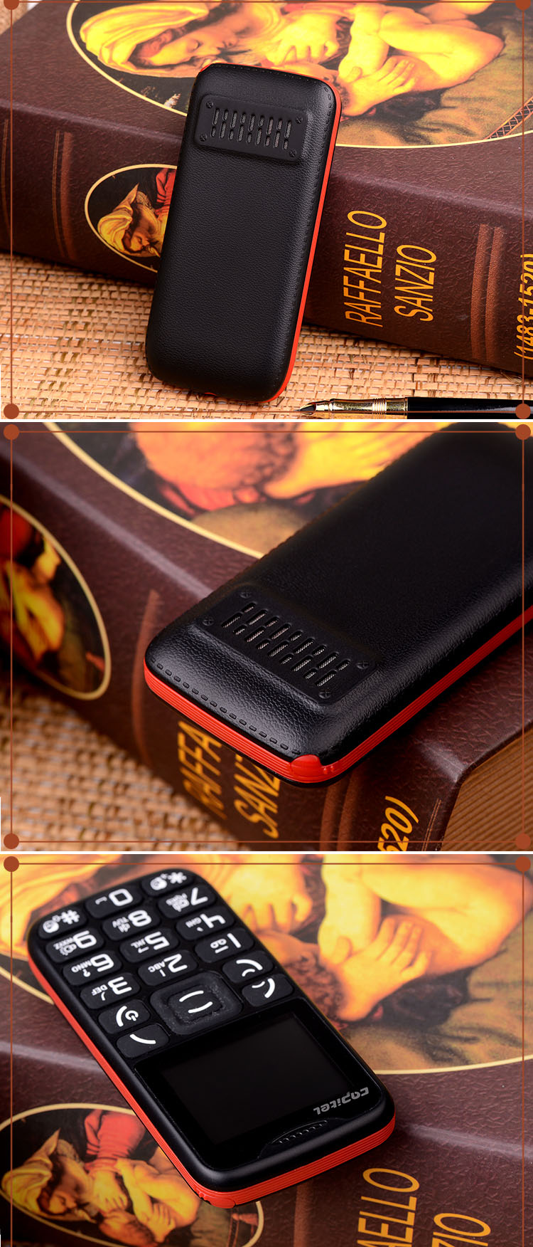首信(CAPITEL) S798 移动/联通2G老人手机 黑色