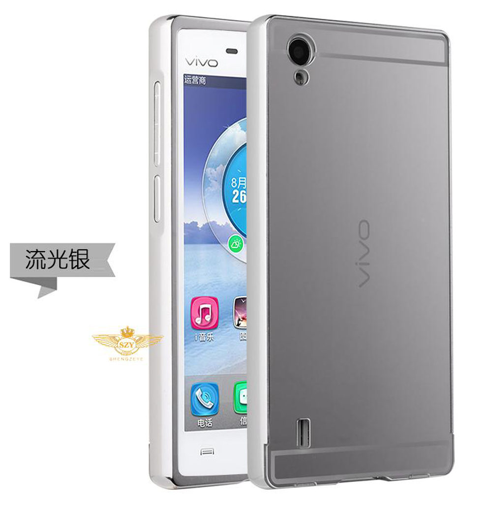 美驼 手机壳手机套金属镜面后盖保护壳 适用于步步高vivoy15/y15 金属