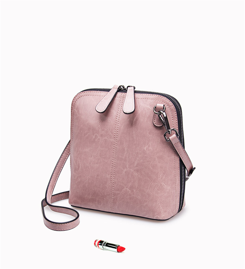 flipped斐莉德 2015户外青年女包纯色拉链欧美风时尚斜挎包包 粉色