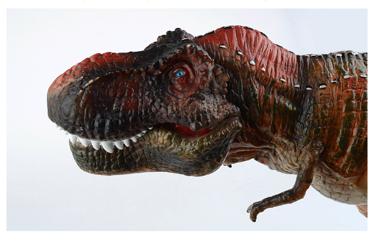 新凯纳侏罗纪手偶恐龙玩具仿真霸王龙异特龙小动物软胶亲子对战恐龙