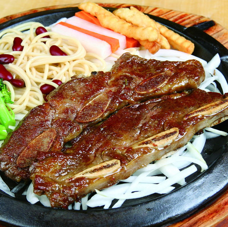 大菜园 牛仔骨 牛扒 牛小排 牛排骨 牛肋骨 牛排肉 西餐牛排 1kg【2斤