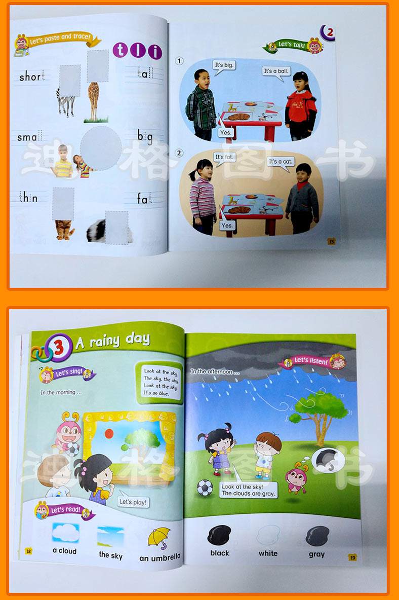 《原版进口朗文 tot talk 6级别 学生包 幼儿英语儿童启蒙教材》【摘