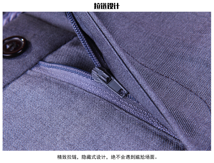 
                                        伊莱蓮 秋季女职业灰黑色西裤 工作裤直筒修身女装正装裤子面试上班中腰西装裤女 灰色 L                