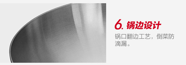 
                                        苏泊尔（SUPOR） 304不锈钢炒锅32cm三层钢无涂层炒菜锅电磁炉锅具CC32V1                