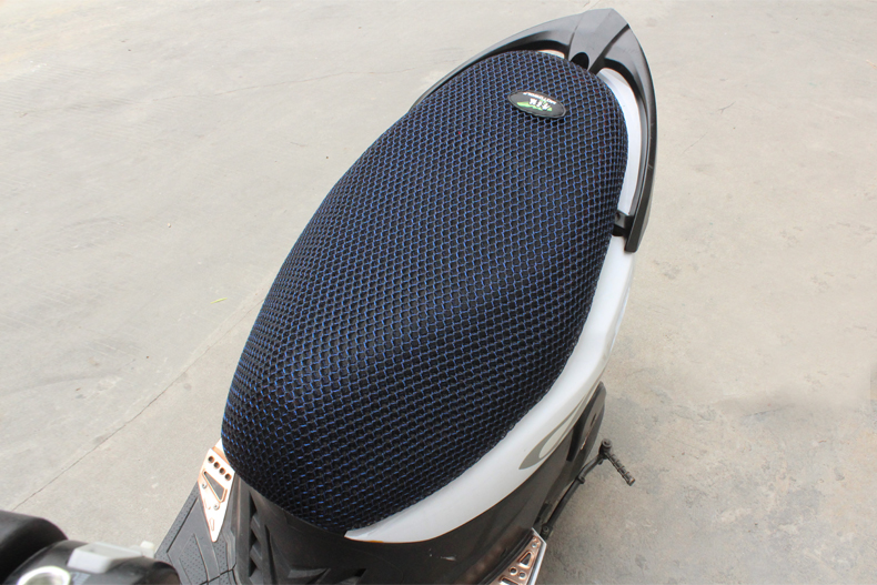 摩多狼摩托车电动车坐垫套 夏季透气座垫套踏板车座垫套加厚防水防晒