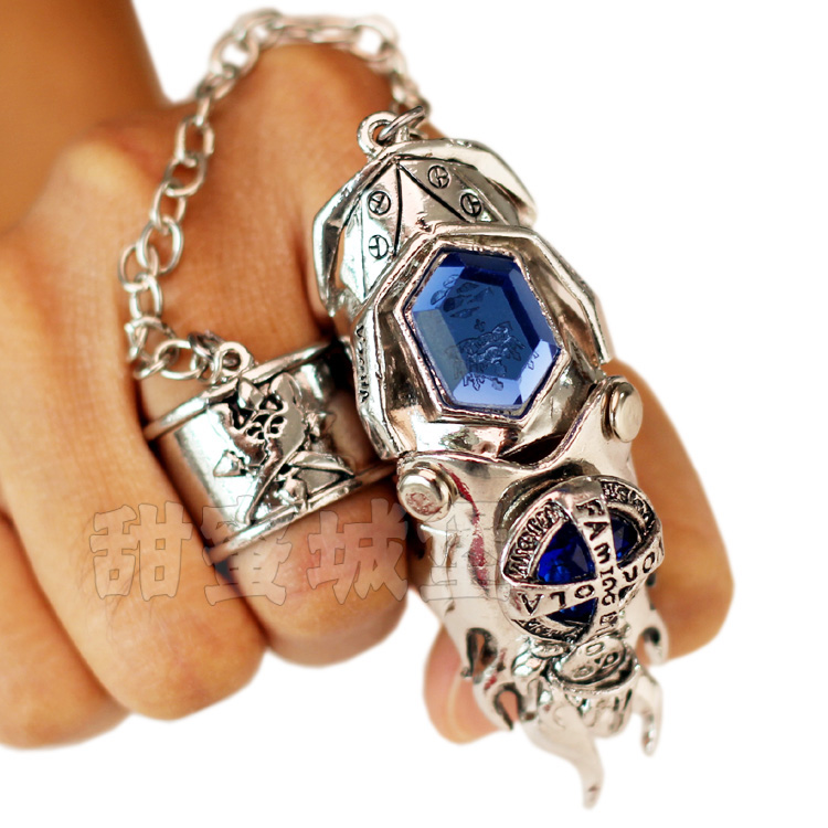 甜蜜城堡家庭教师戒指纲吉大空彭格列甲胄齿轮指环家教戒指精美盒装