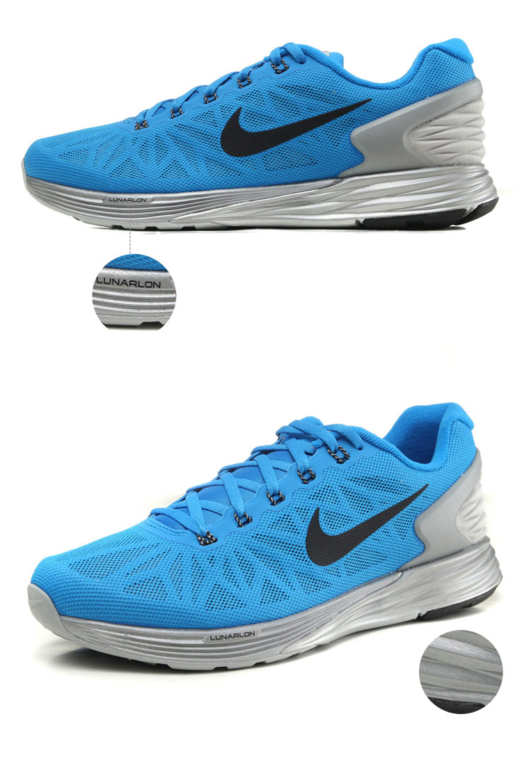 nike 耐克男鞋 新款lunarlon登月6 运动鞋跑步鞋683651-400(683651