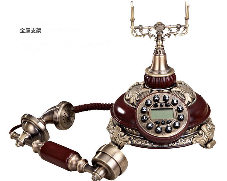 
                                                            复古电话机 乔迁搬家礼品 别墅洋房旋转盘复古电话机 座式古董电话机 客厅座式固话                