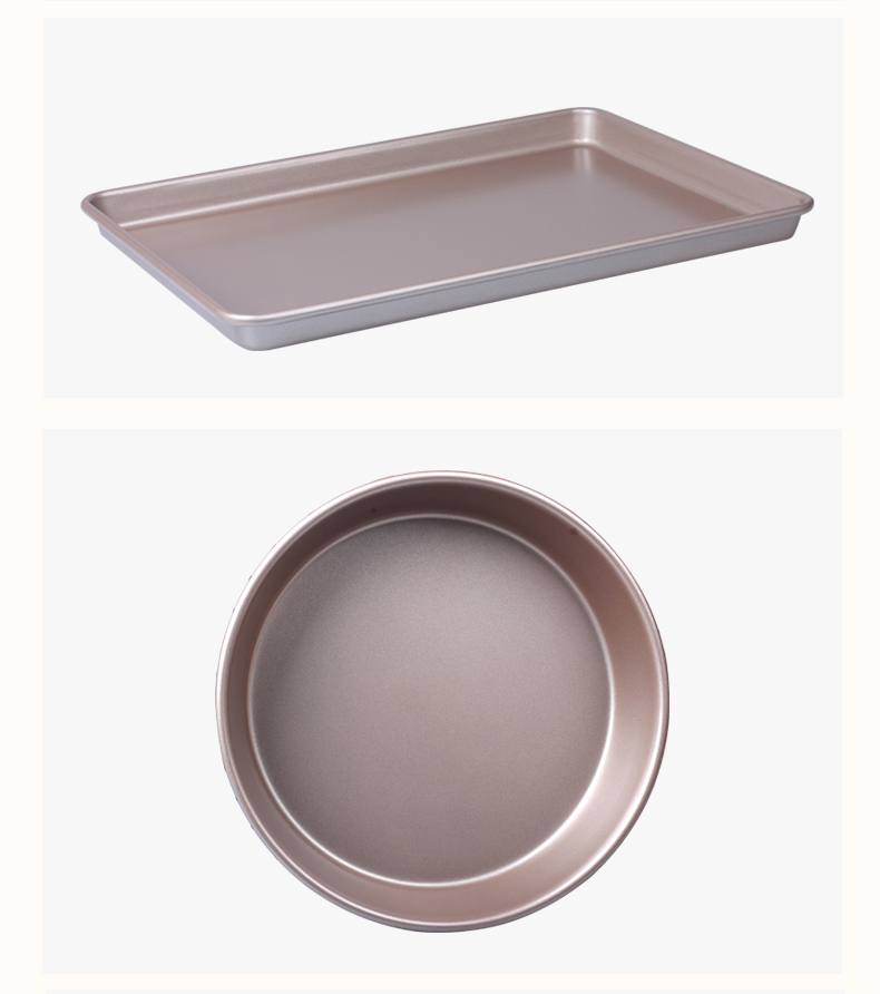 
                                        timi烘焙工具套装 金色不粘烘焙套装  烘焙模具套餐 做饼干蛋糕模具 烤箱用 不沾                