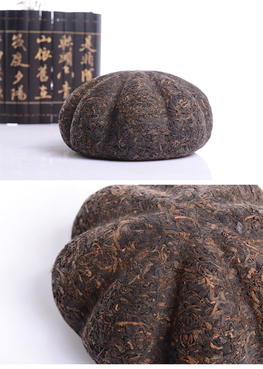 【10kg 1套】1997年冰岛母树金瓜贡茶 纯料压制 经典陈年普洱熟茶
