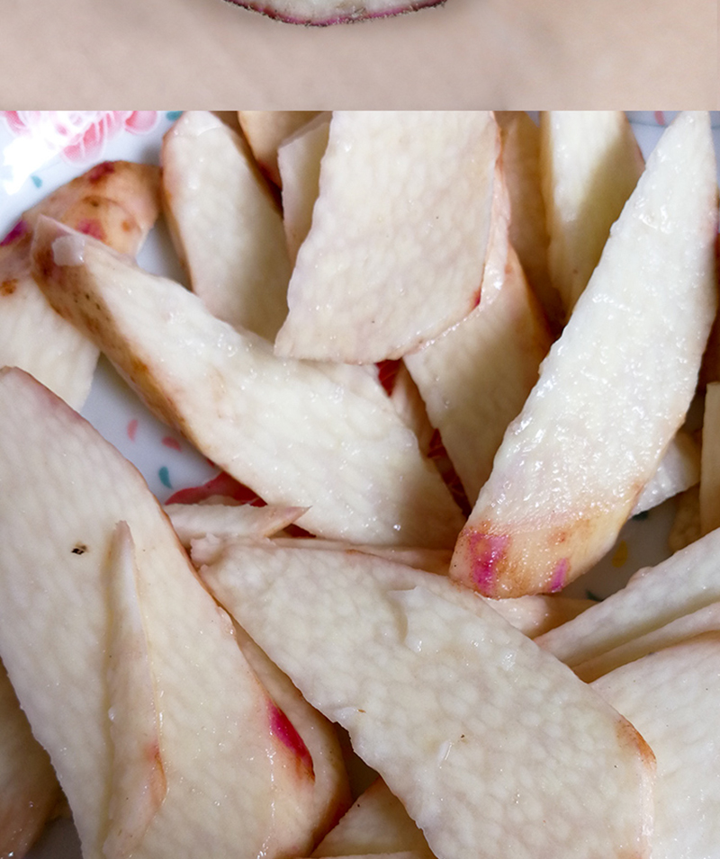 紫皮白心薯新鲜现挖脚板薯大薯毛薯紫玉淮山药25kg