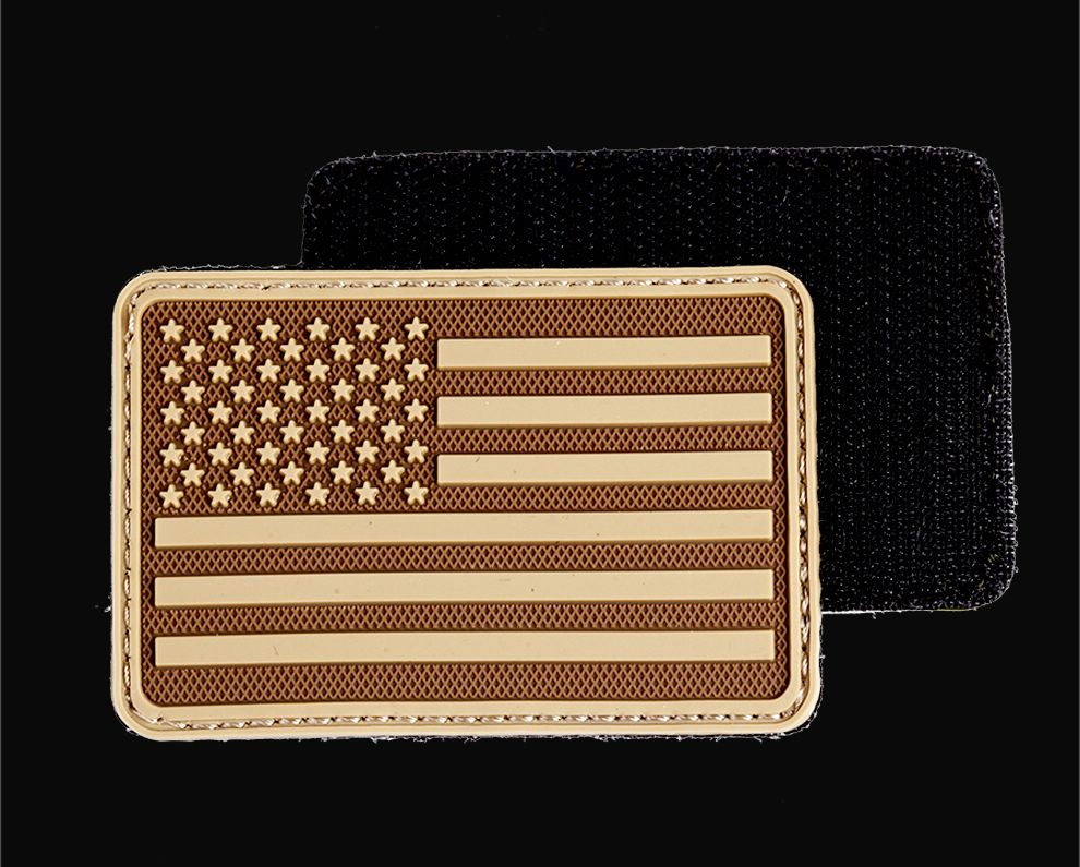 魔术贴hazard4美国危机4鸭舌帽背包魔术贴章usa国旗左右臂士气徽章