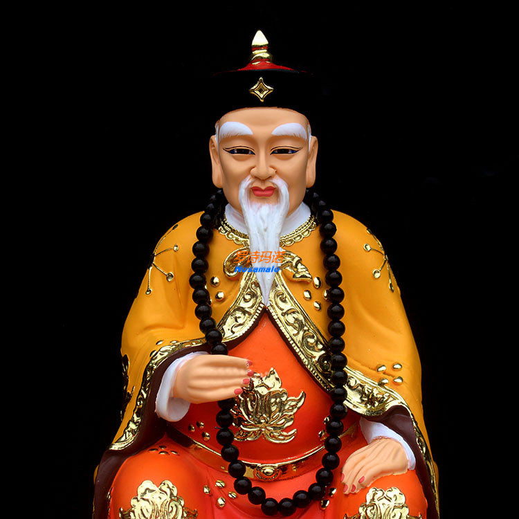 彩绘胡三太爷胡三太奶像 胡三太爷太奶神像东北保家仙狐 树脂佛像 12