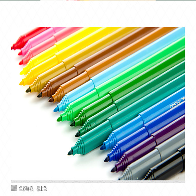 君绘德国辉柏嘉水彩画笔水彩笔儿童可拼彻积木笔填色涂鸦笔套装30色60