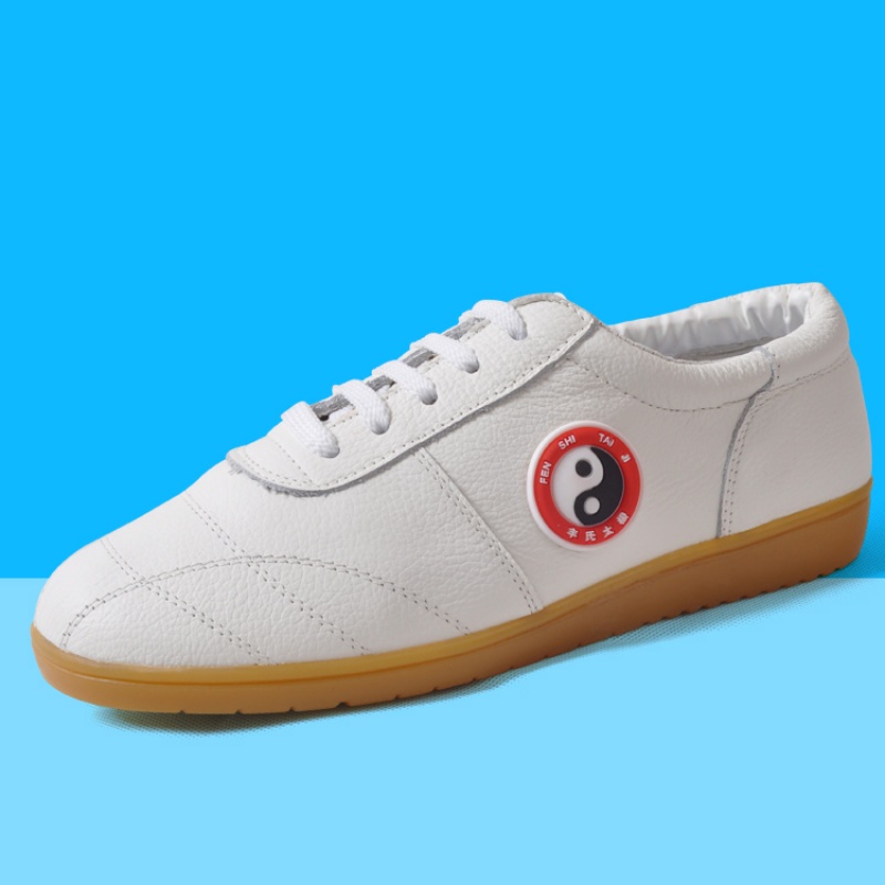 太极鞋春夏软牛筋底男女武术鞋太极拳鞋男女练功鞋春夏 白色 34
