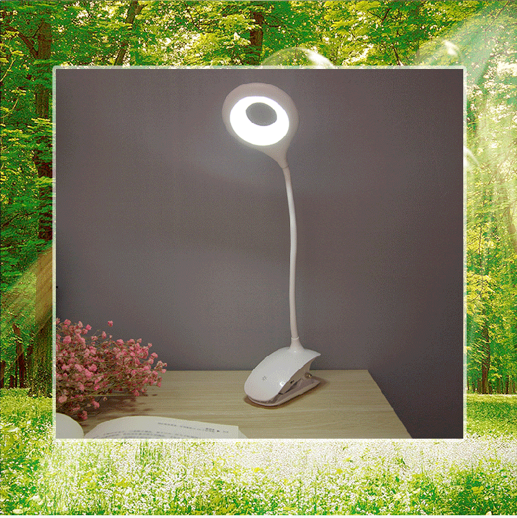 大头人 datouren 充电夹子台灯学生学习书桌宿舍卧室床头灯led儿童
