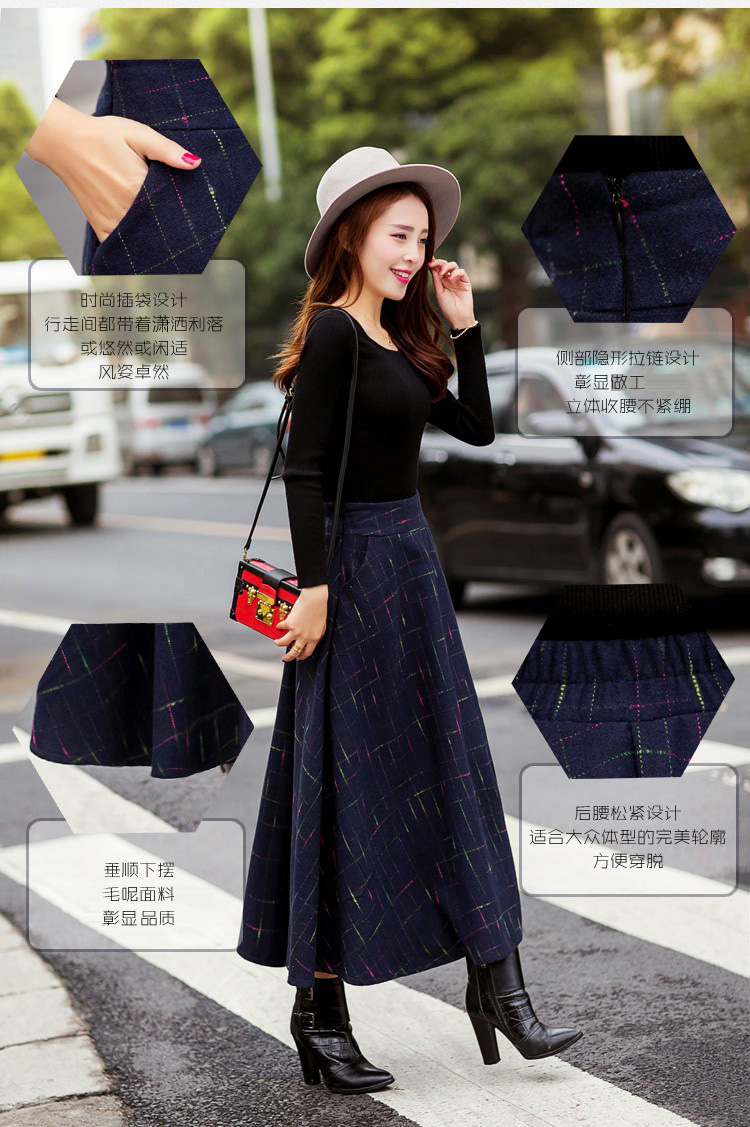 布拉朵2016夏季新款女装韩版棉麻套装裙修身高腰中长半身裙D38 粉红色. L