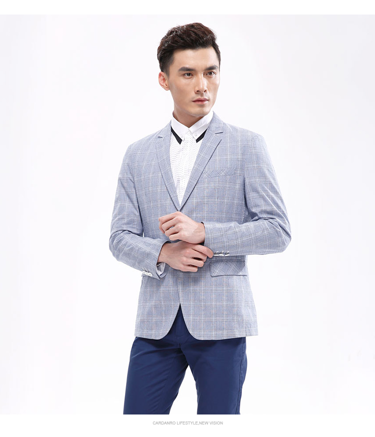 男装 西服 卡丹路(cardanro) cardanro/卡丹路男装单西秋冬新品两粒