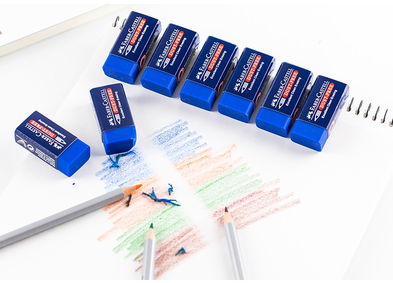 辉柏嘉fabercastell可塑橡皮彩铅无屑橡皮擦辉博嘉小学生考试专用超净