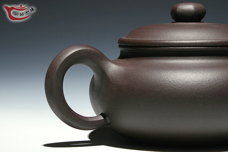 【一砂一砾】正品 原矿老紫泥 240cc 六方仿古 全手工宜兴紫砂壶