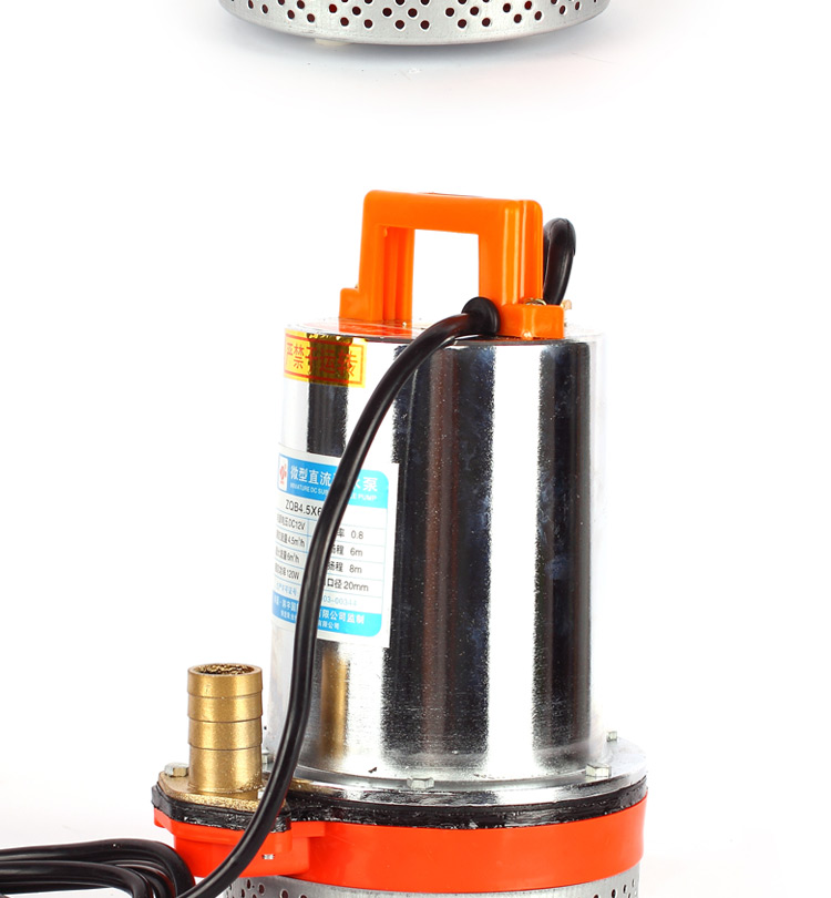 韩羽12v24v48v60v72v直流潜水泵电瓶车水泵家用农用电动水泵抽水机高