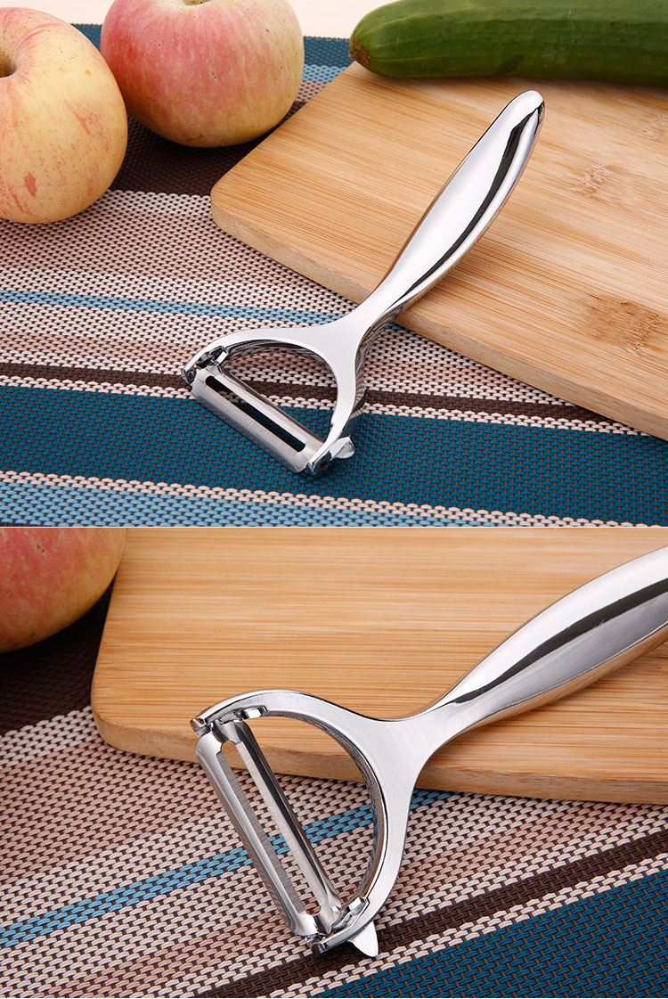 削皮不锈钢多功能土豆刮皮器苹果削皮器瓜果具水果去皮刨 双头款