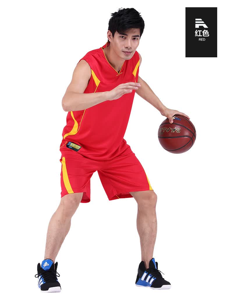 运动服饰 套装 媛卓丽(yuanzhuoli) 篮球衣篮球服套装男款队服夏 黑色