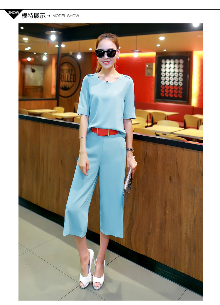 女装 休闲裤 熙媛(shenva) 熙媛2016夏季新款时尚套装女夏气质潮宽松