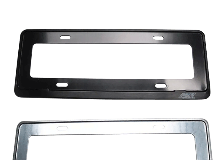 捷卡尔 大众车牌照框 大众改装abt标饰专用新交规车牌架 大众专用汽车