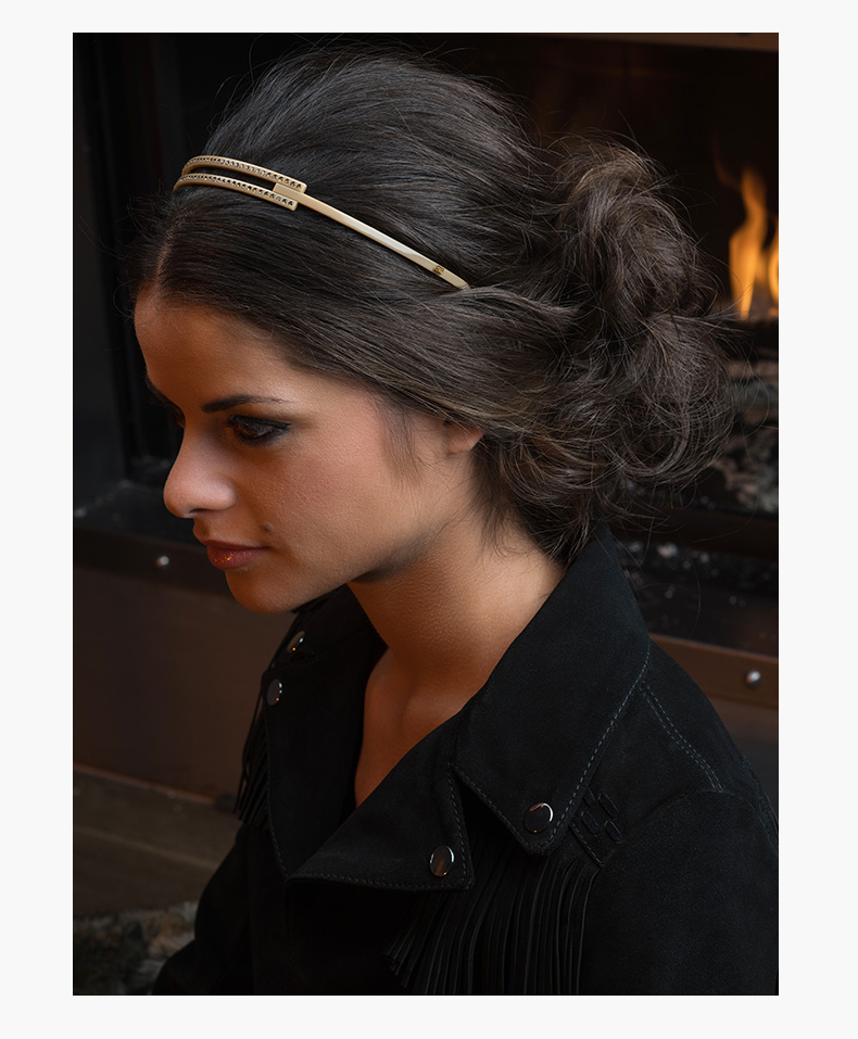 法国亚历山大alexandre de paris简约系列发箍头箍发饰头饰ahb-17059