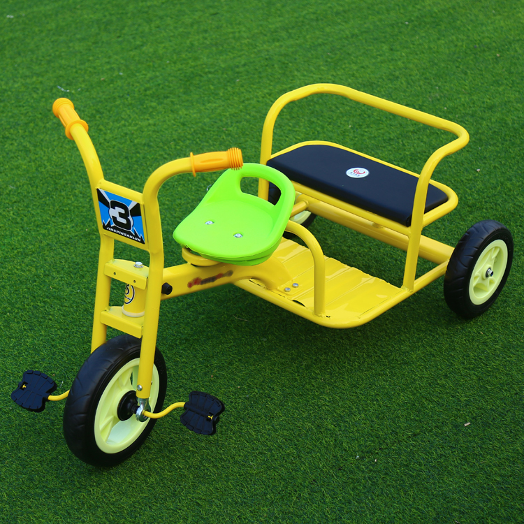 幼儿园三轮车转转车儿童脚踏车28岁宝宝双人单车小孩玩具童车幼教专用