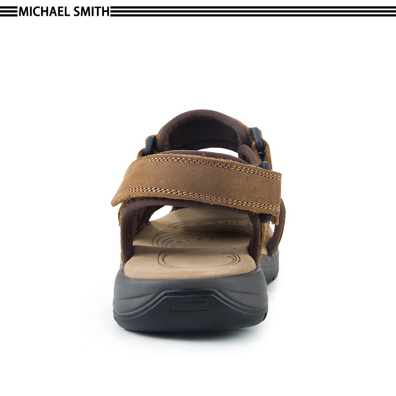michael smith 2016夏新款男士真皮凉鞋户外休闲鞋沙滩鞋男鞋mk-8017