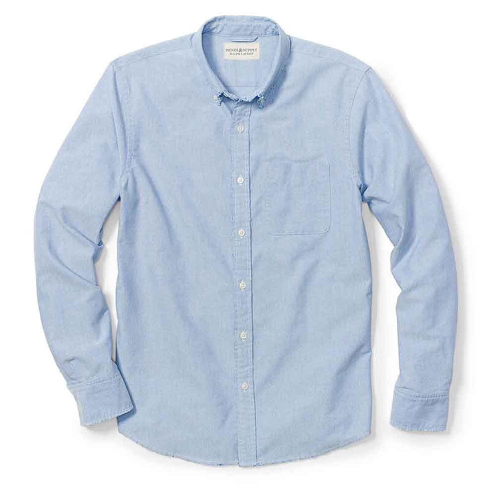 polo ralph lauren/拉夫劳伦 男士时尚纯色翻领长袖衬衫 85907456