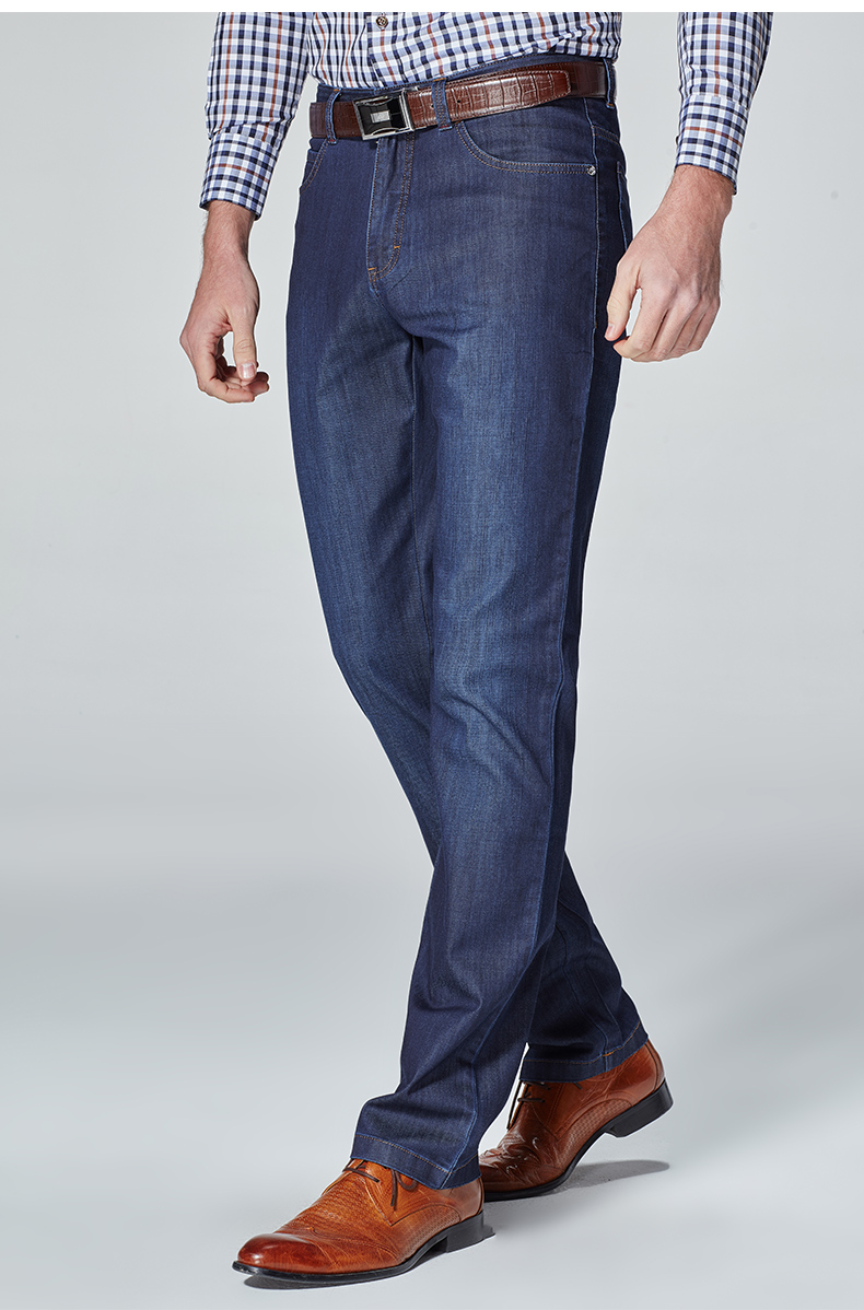 蔓哈顿2016春新款牛仔裤男曼哈顿休闲裤 男牛仔裤长裤 蓝色 185/102b