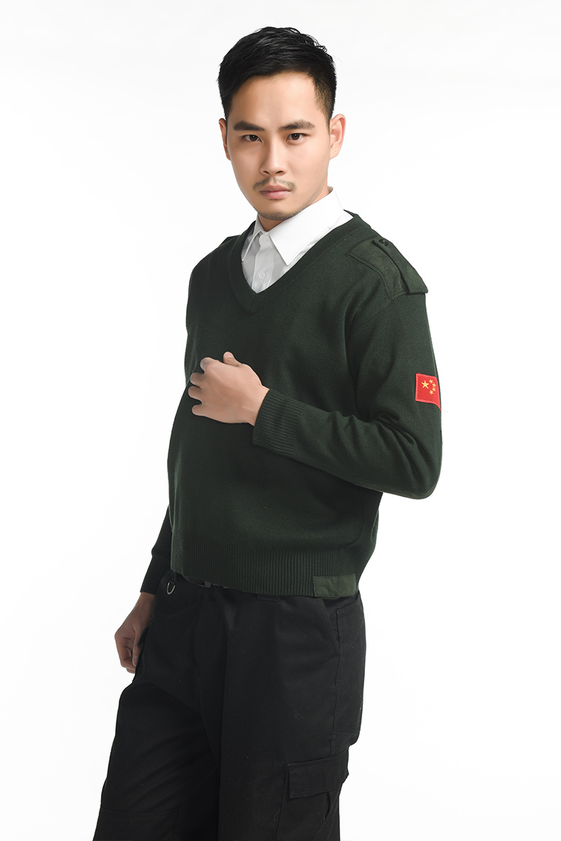 际华营地 07式毛衣 军毛衣 男女户外保暖毛衣 军迷服装 商务休闲毛衣
