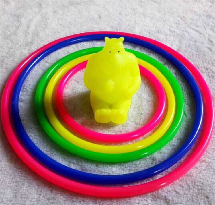 快乐投掷套圈圈 实心套圈益智玩具幼儿园屋外 公司活动用品 内径15cm