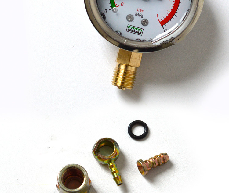 压力表测试仪器 涡轮增压器增压机压力表 气压测量表维修检测压力 0