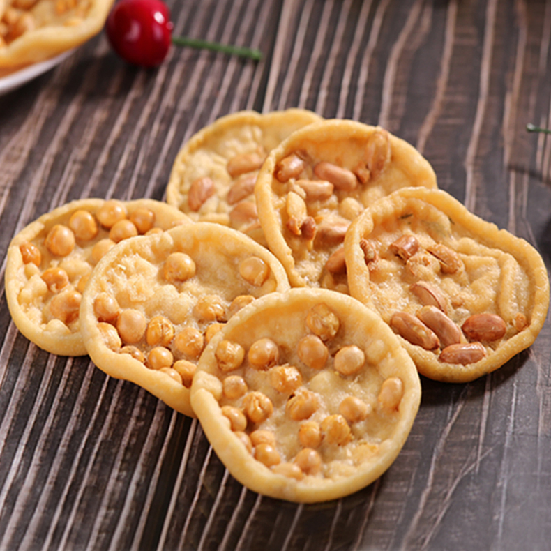 赣州豆巴子一斤装江西特产零食小吃500g赣南月亮巴客家花生巴散称豆饼