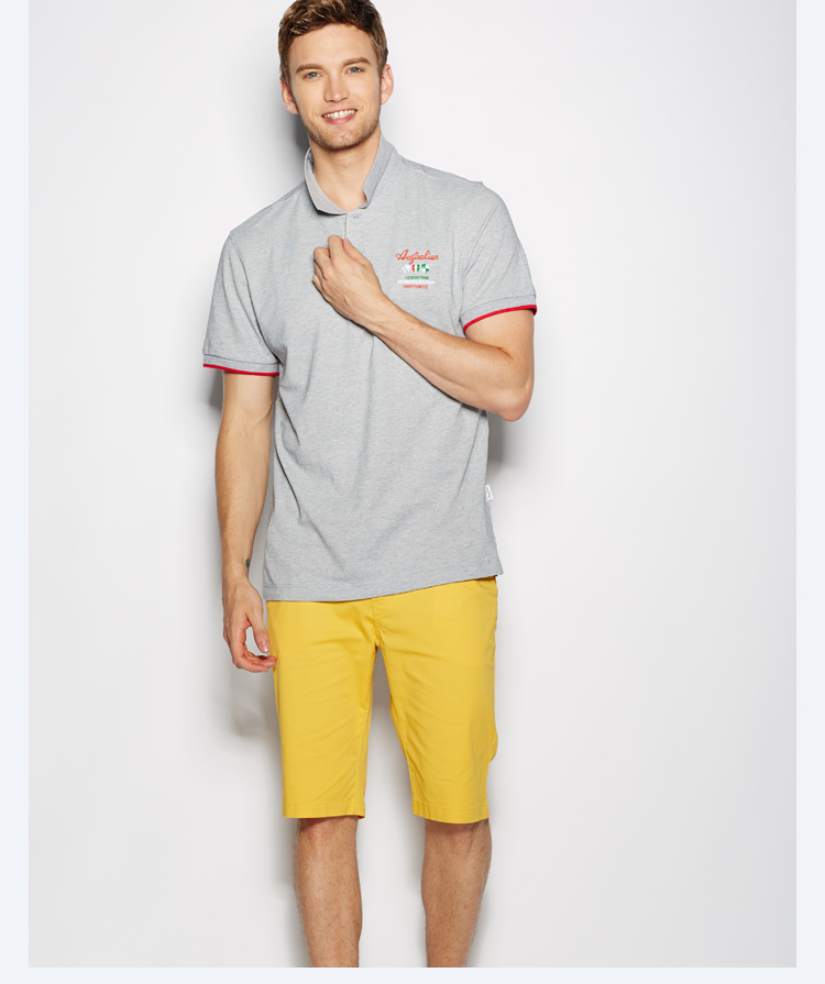 lalpina 袋鼠 男士polo衫 a5220t2214 浅花灰 4xl