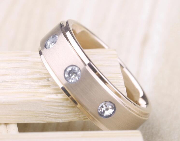 辉梦 黄金色戒指 男款戒指 国标15号