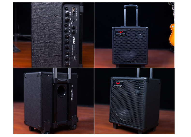 斗牛士(bullfighter)30w电木吉他弹唱音箱街头卖唱流浪歌手40w拉杆