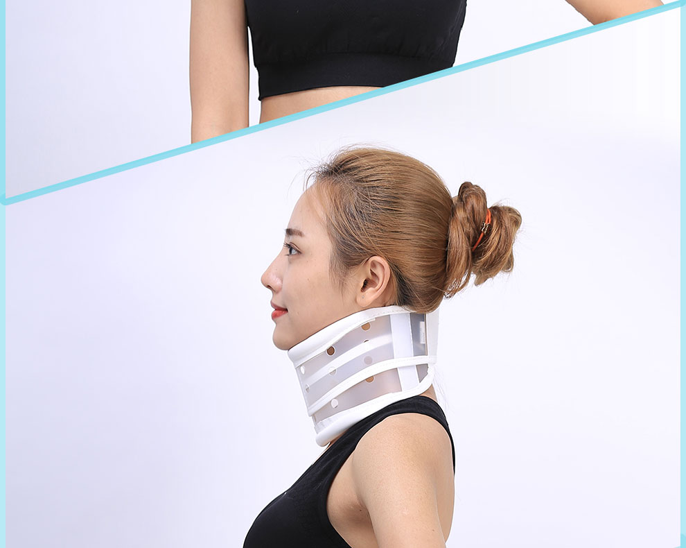 杰臣颈托护颈带可调升降颈椎固定圈支撑架落枕家用拉伸透气秋冬季