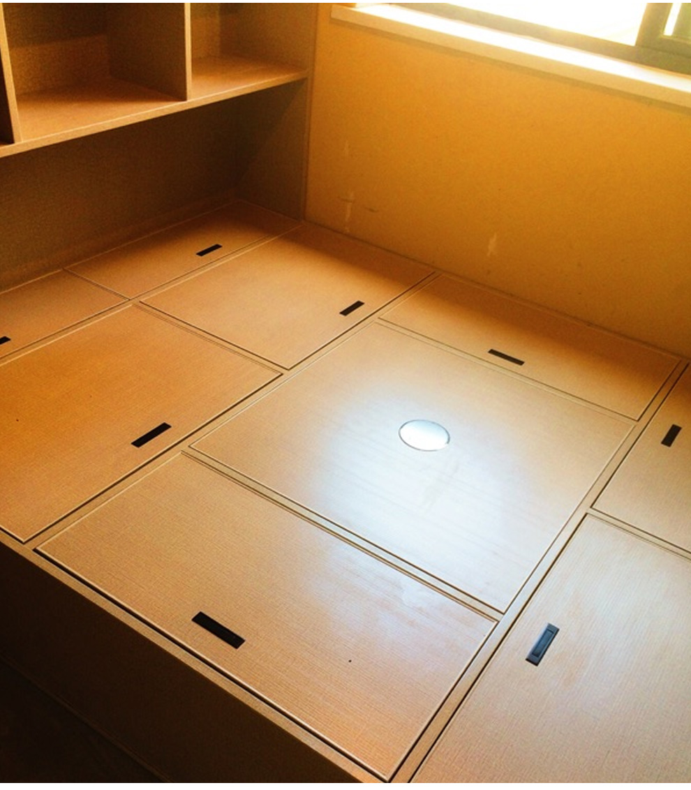 榻榻米暗拉手 现代简约柜门橱柜衣柜榻榻米隐形拉手抽屉暗把手 哑金色