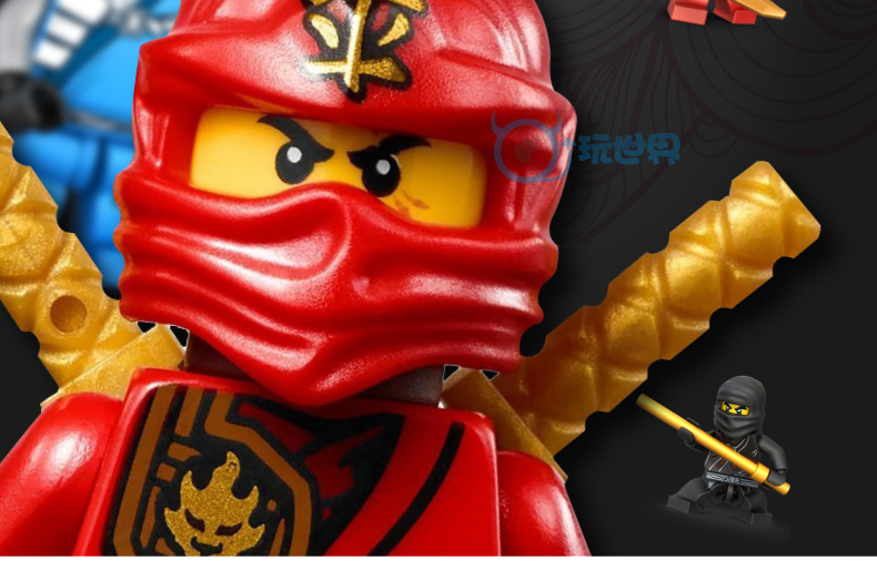 lego/乐高 忍者系列 幻影忍者吴大师的白色神龙70734 玩具积木