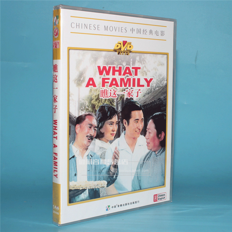 正版老电影碟片光盘学汉语瞧这一家子1DVD 陈
