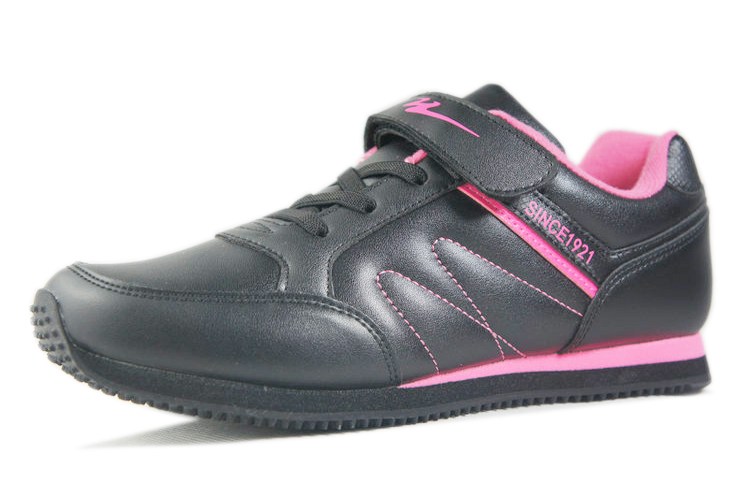 双星八特皮面八特鞋2018秋冬新款 pu面防水保暖鞋中老年人运动鞋防滑