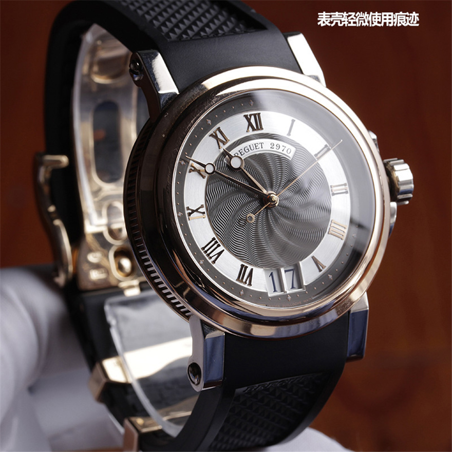 【9.5新】宝玑 航海 5817be/z2/5v8 18k间金 自动机械 男表