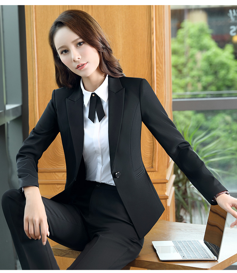 天诺音韵秋冬新品职业装女装套装韩版修身显瘦正装女西服商务白领ol面